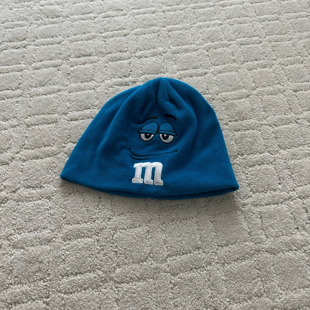 M&M'S Teal Fleece Beanie